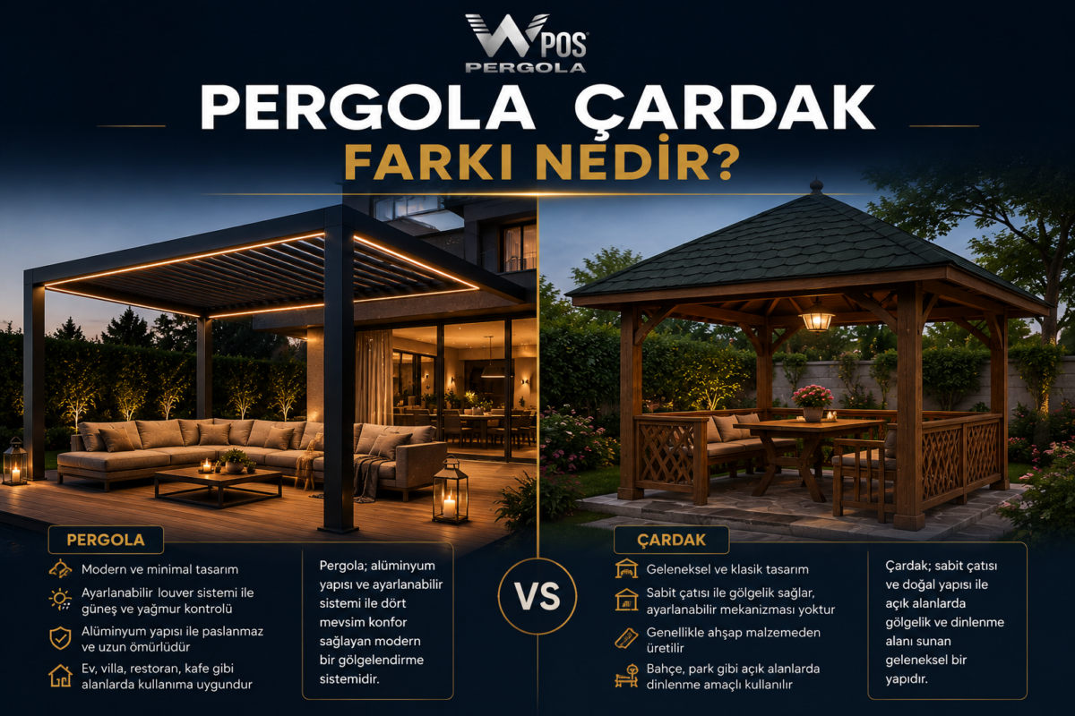 pergola çardak farkı
