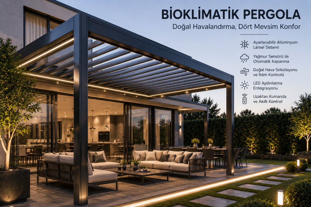bioklimatik pergola