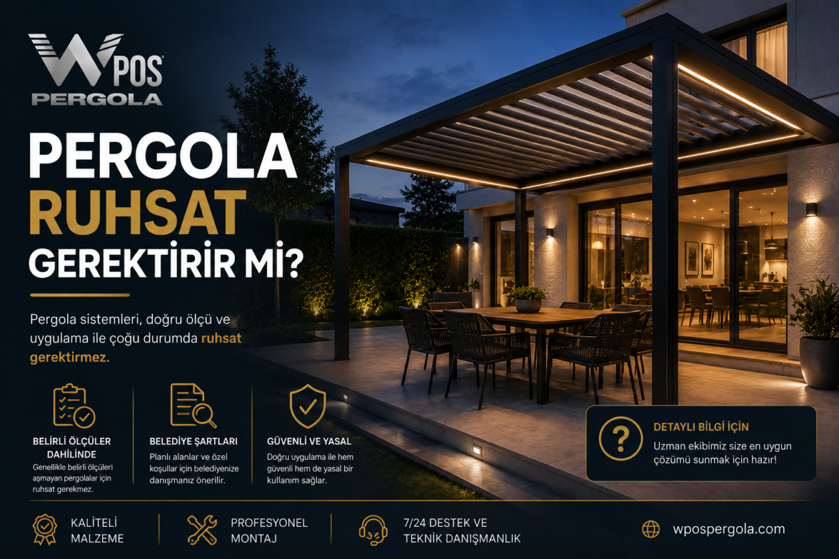 pergola ruhsat gerektirir mi