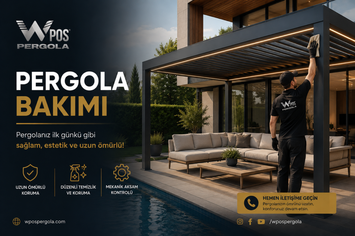 pergola bakımı