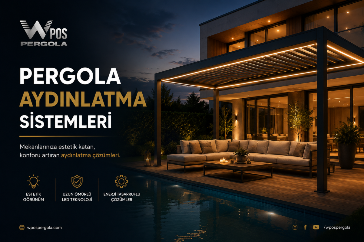 pergola aydınlatma sistemleri