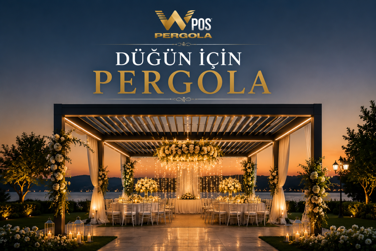 düğün için pergola