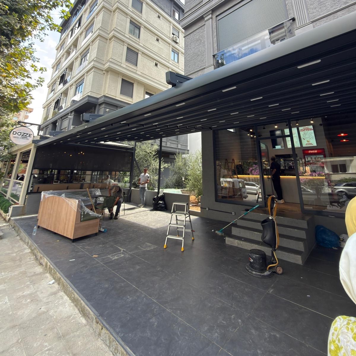 Dozze Coffe pergola uygulaması